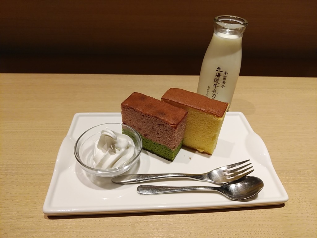 最高デザート！北海道牛乳カステラ（新千歳空港）