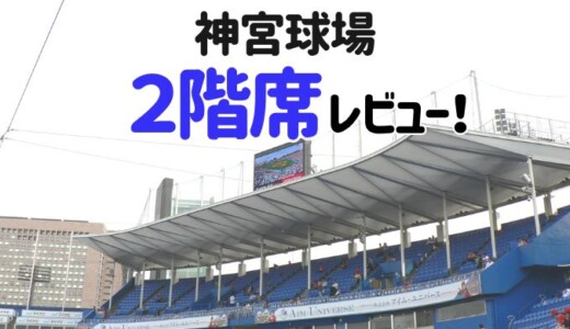 神宮球場 パノラマルーフ席（2階席）観戦レポート！見え方・メリットデメリットを解説